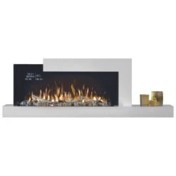 Napoleon Stylus Cara Elite 59-Inch Wall Mounted Smart Electric Fireplace (NEFP32-5019W-IOT) -Dimplex Officials napoleon stylus cara elite 59 inch wall mounted electric fireplace nefp32 5019w iot nefp32 5019w iot 29673979215966