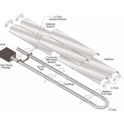 NDUSTRIA™ NHE Indoor/Outdoor Infrared U-Tube Gas Heater -Dimplex Officials ndustria ndustria nhe indoor outdoor infrared u tube gas heater 28367106736222