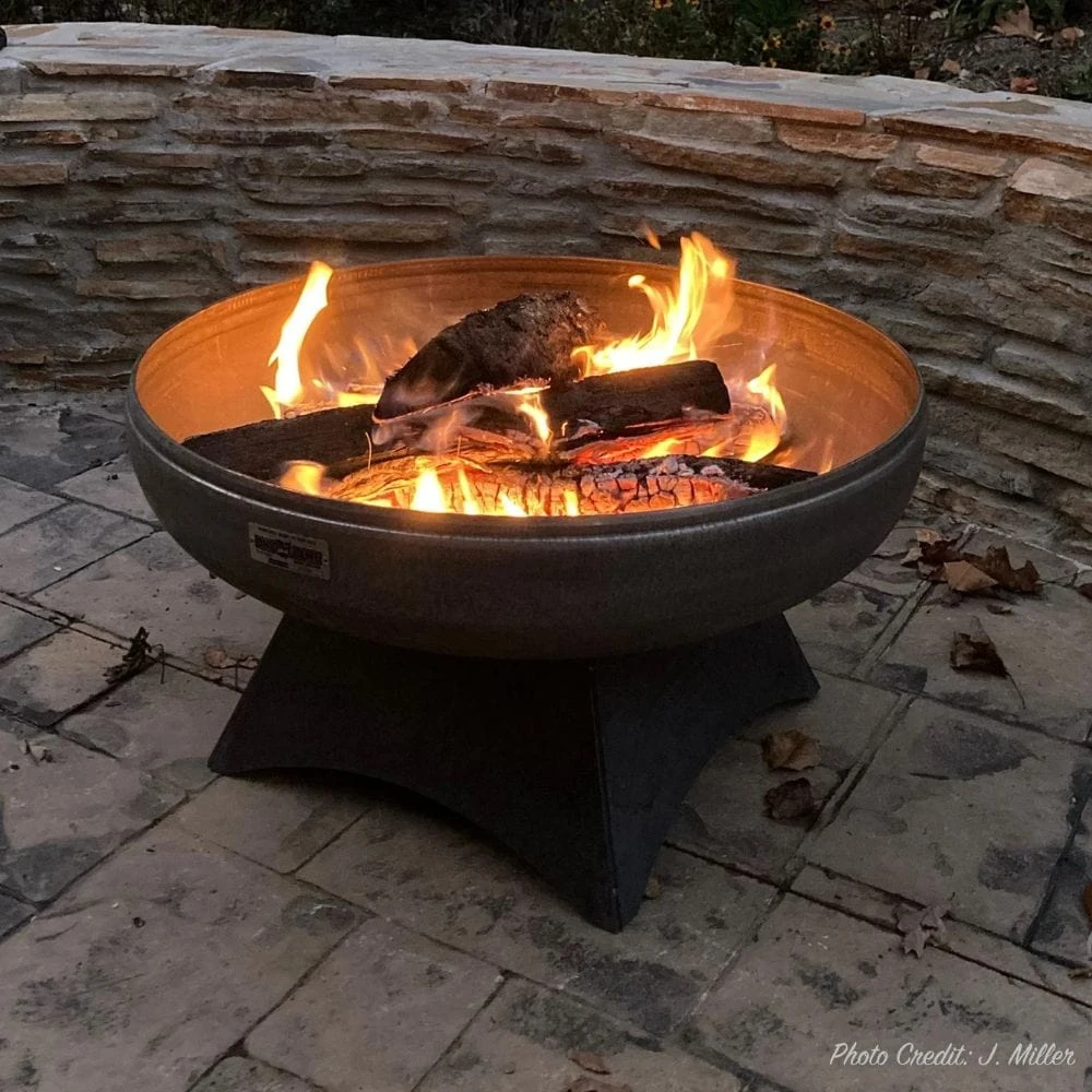 Ohio Flame Liberty Round Steel Fire Pit 2 Ohio Flame Liberty Round Steel Fire Pit - Image 2