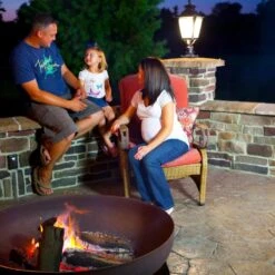 Ohio Flame Patriot Round Steel Fire Pit -Dimplex Officials ohio flame ohio flame patriot round steel fire pit 28357851742302