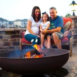 Ohio Flame Patriot Round Steel Fire Pit -Dimplex Officials ohio flame ohio flame patriot round steel fire pit 28357881790558