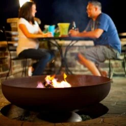 Ohio Flame Patriot Round Steel Fire Pit -Dimplex Officials ohio flame ohio flame patriot round steel fire pit 28357893750878