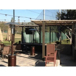 Patio Comfort PC02AB Portable Propane Patio Heater - Bronze -Dimplex Officials patio comfort pc02ab portable propane patio heater bronze pc02ab 855070008490 29234659491934