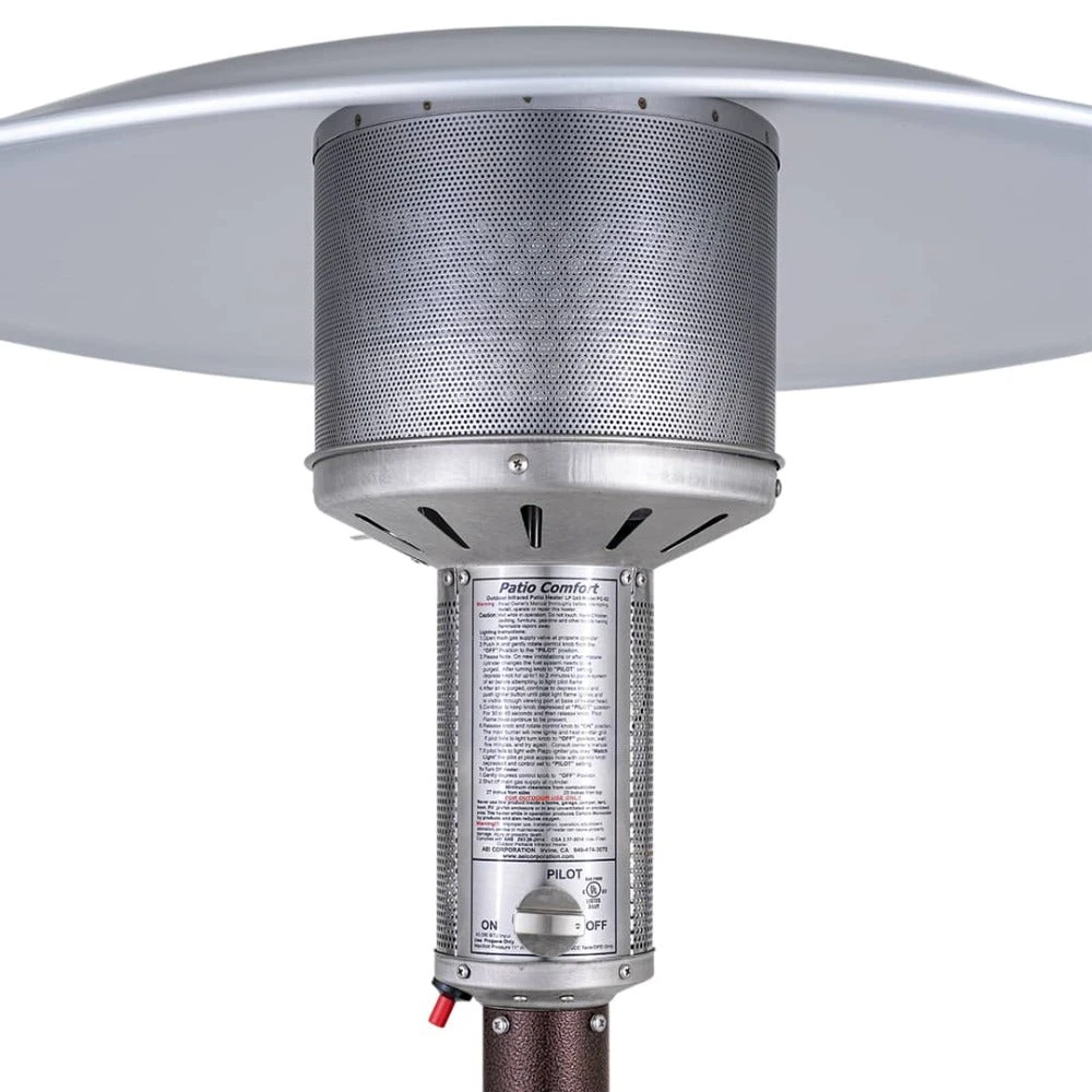 Patio Comfort Portable Natural Gas Patio Heater - Bronze (NPC05AB) 12 Patio Comfort Portable Natural Gas Patio Heater - Bronze (NPC05AB) - Image 12