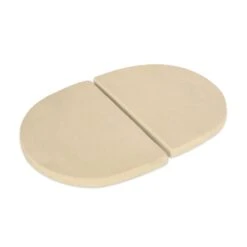 Primo 2-Piece Heat Deflector Plates For LG/XL Oval Kamado Grill
