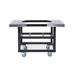Primo 2-Piece Stainless Steel Side Shelves For LG/XL Cart Base -Dimplex Officials primo 2 piece stainless steel side shelves for oval lg 300 xl 400 cart base pg00369 30186031218782