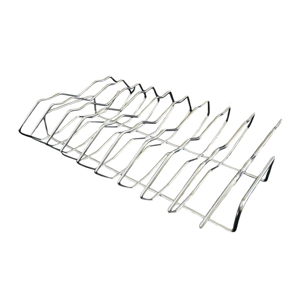 Primo 9-Slot Rib Rack For XL Oval Kamado Grill 1 Primo 9-Slot Rib Rack For XL Oval Kamado Grill