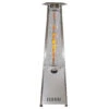 RADtec 93-Inch Tall Stainless Steel Pyramid Propane Patio Heater (93-PYR-FLM-SS)