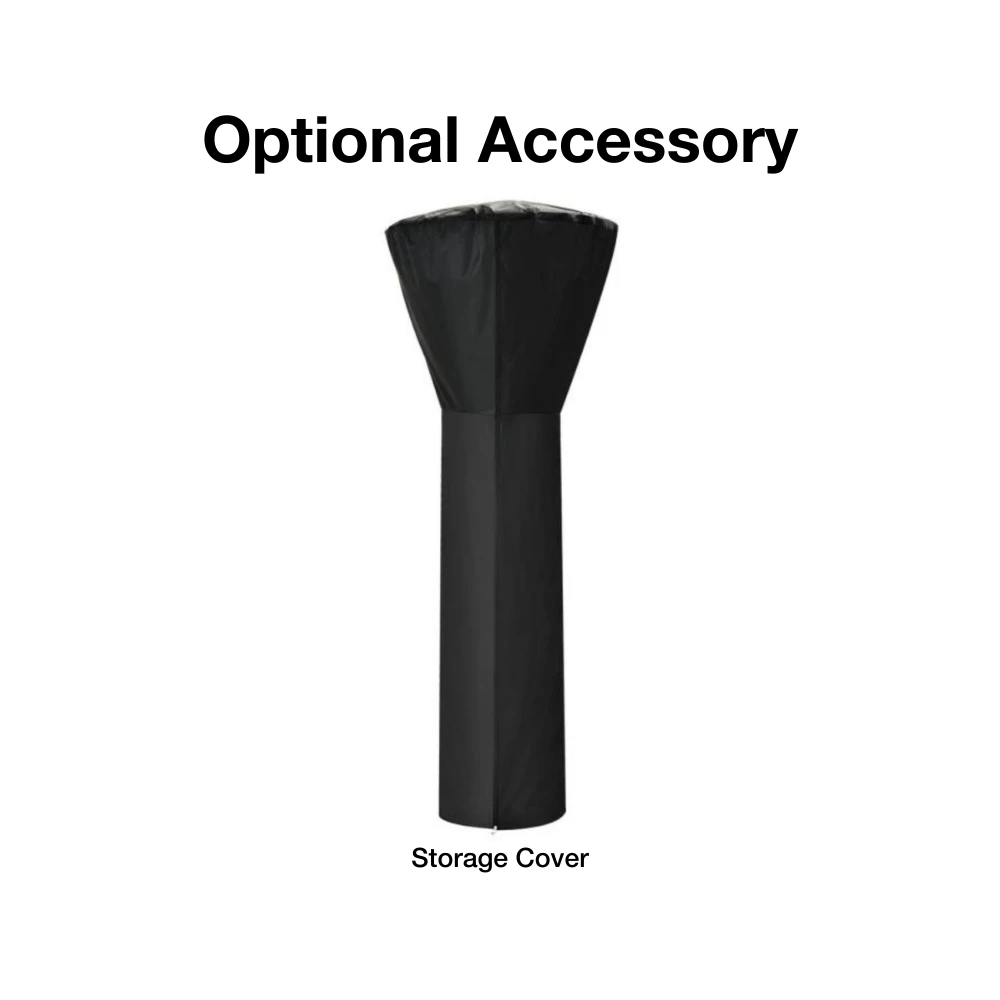 RADtec Real Flame 96-Inch Tall Stainless Steel Propane Patio Heater (RF1-MT-STN-STL) 15 RADtec Real Flame 96-Inch Tall Stainless Steel Propane Patio Heater (RF1-MT-STN-STL) - Image 15