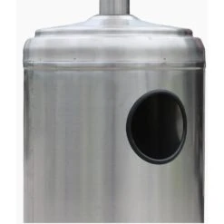 RADtec Real Flame 96-Inch Tall Stainless Steel Natural Gas Patio Heater (96-NTR-GAS-SS) -Dimplex Officials radtec real flame stainless steel natural gas patio heater 28949378760798