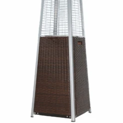 RADtec Tower Flame 89-Inch Tall Brown Wicker Propane Patio Heater (TF3-WK-DRK-BRN) 21 RADtec Tower Flame 89-Inch Tall Brown Wicker Propane Patio Heater (TF3-WK-DRK-BRN) -Dimplex Officials radtec tower flame 89 inch tall dark brown wicker propane patio heater tf3 wk drk brn 28949137391710