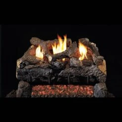 Real Fyre Evening Fyre 24-Inch See-Through Vent-Free Gas Log Set Insert