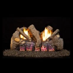 Real Fyre Foothill Oak Vent-Free Gas Log Set Insert
