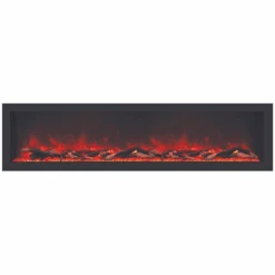 Remii DEEP Full Flame Indoor/Outdoor Frameless Built-in Electric Fireplace -Dimplex Officials remii deep full flame indoor outdoor frameless built in electric fireplace 28824119378014