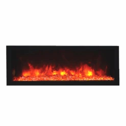 Remii DEEP Full Flame Indoor/Outdoor Frameless Built-in Electric Fireplace