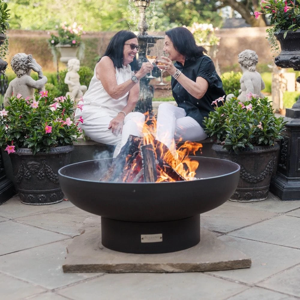 Seasons Fire Pits Elliptical Round Steel Fire Pit 19 Seasons Fire Pits Elliptical Round Steel Fire Pit - Image 19
