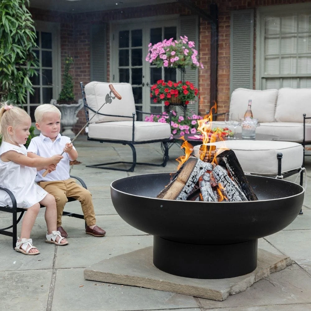 Seasons Fire Pits Elliptical Round Steel Fire Pit 16 Seasons Fire Pits Elliptical Round Steel Fire Pit - Image 16