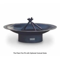Seasons Fire Pits Flare Round Steel Fire Pit -Dimplex Officials seasons fire pits flare round steel fire pit 42cflare 29705752477790