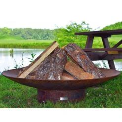 Seasons Fire Pits Concave Round Steel Fire Pit -Dimplex Officials seasons fire pits seasons fire pits concave round steel fire pit 28354752381022