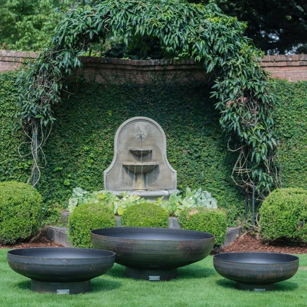 Seasons Fire Pits Elliptical Round Steel Fire Pit 2 Seasons Fire Pits Elliptical Round Steel Fire Pit - Image 2