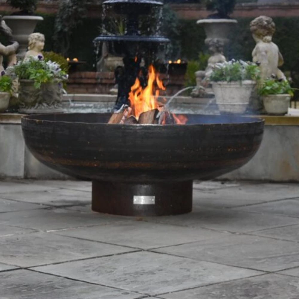 Seasons Fire Pits Elliptical Round Steel Fire Pit 7 Seasons Fire Pits Elliptical Round Steel Fire Pit - Image 7