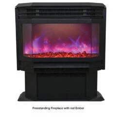 Sierra Flame 25" Free Standing Electric Fireplace (FS‐26‐92) -Dimplex Officials sierra flame 25 free standing electric fireplace fs 26 92 fs 26 922 628451612537 28839948288094
