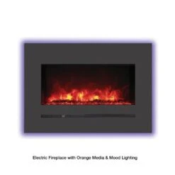 Sierra Flame 34" Built-in /Wall Mounted Linear Electric Fireplace (WM-FML-34-4023-STL) 12 Sierra Flame 34" Built-in /Wall Mounted Linear Electric Fireplace (WM-FML-34-4023-STL) -Dimplex Officials sierra flame 34 built in wall mounted linear electric fireplace wm fml 34 4023 stl 28839965884510