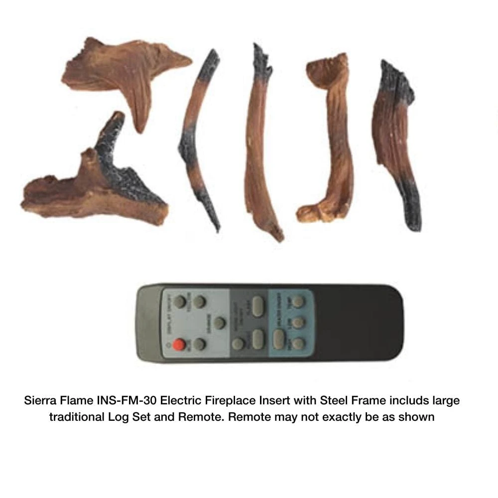 Sierra Flame 42-Inch Smart Electric Fireplace Insert With Steel Frame (INS-FM-34) 8 Sierra Flame 42-Inch Smart Electric Fireplace Insert With Steel Frame (INS-FM-34) - Image 8