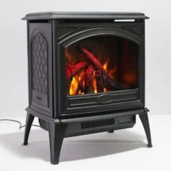 Sierra Flame Cast Iron Free Standing Electric Fireplace -Dimplex Officials sierra flame sierra flame cast iron free standing electric fireplace 28358339526750
