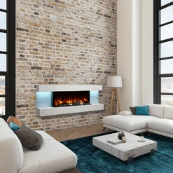 Simplifire Format 36-Inch Wall-Mounted Electric Fireplace With Mantel Options (SF-FORMAT36) -Dimplex Officials simplifire format 36 inch wall mounted electric fireplace sf format36 sf format36 28895035261022