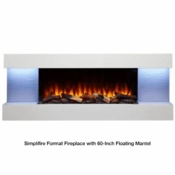 Simplifire Format 36-Inch Wall-Mounted Electric Fireplace With Mantel Options (SF-FORMAT36) -Dimplex Officials simplifire format wall mounted electric fireplace with mantel sf format36 sf format36 28897427554398