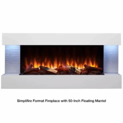 Simplifire Format 36-Inch Wall-Mounted Electric Fireplace With Mantel Options (SF-FORMAT36) -Dimplex Officials simplifire format wall mounted electric fireplace with mantel sf format36 sf format36 28897427718238