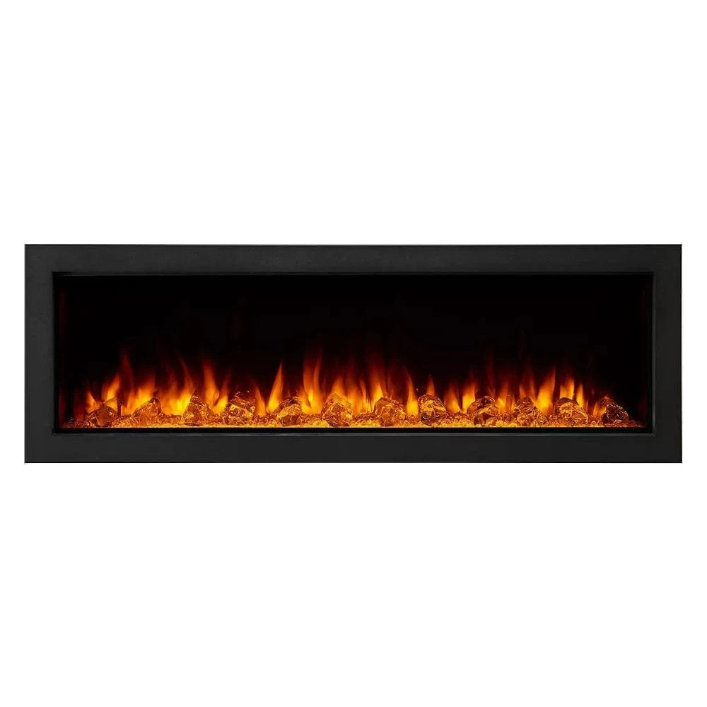 Simplifire Forum Built-In Outdoor Electric Fireplace With Trim Kit - No Heat 1 Simplifire Forum Built-In Outdoor Electric Fireplace With Trim Kit - No Heat