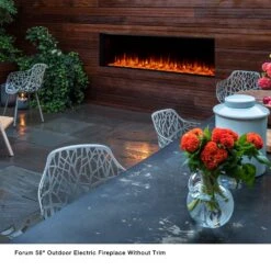 Simplifire Forum Built-In Outdoor Electric Fireplace With Trim Kit - No Heat 19 Simplifire Forum Built-In Outdoor Electric Fireplace With Trim Kit - No Heat -Dimplex Officials simplifire forum built in outdoor electric fireplace with trim kit no heat 29935063466078