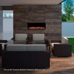 Simplifire Forum Built-In Outdoor Electric Fireplace With Trim Kit - No Heat 16 Simplifire Forum Built-In Outdoor Electric Fireplace With Trim Kit - No Heat -Dimplex Officials simplifire forum built in outdoor electric fireplace with trim kit no heat 29935063531614