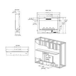 Simplifire Inception 36-Inch Traditional Built-In Electric Fireplace (SF-INC36) -Dimplex Officials simplifire inception 36 inch traditional built in electric fireplace sf inc36 sf inc36 652174092963 29849745653854