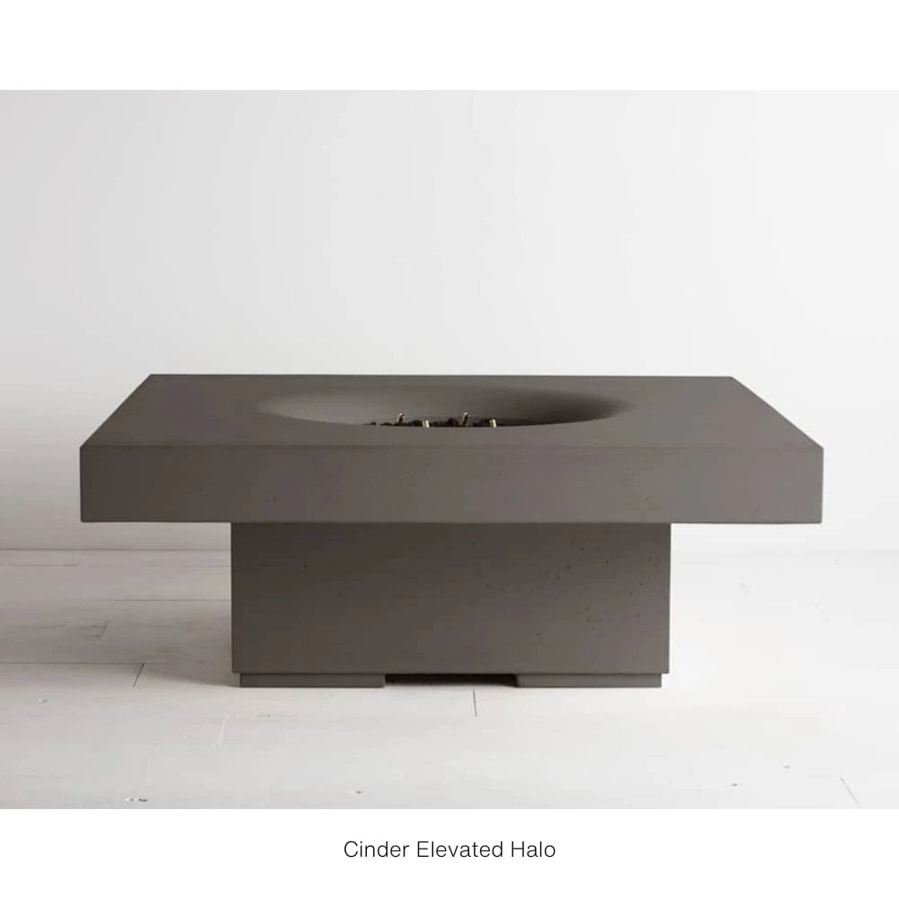 Solus Elevated Halo 36-Inch Square Ultra High-Performance Concrete Gas Fire Pit 12 Solus Elevated Halo 36-Inch Square Ultra High-Performance Concrete Gas Fire Pit - Image 12