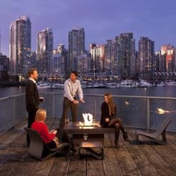 Solus Elevated Halo 48-Inch Square Ultra High-Performance Concrete Gas Fire Pit -Dimplex Officials solus elevated halo 48 inch square ultra high performance concrete gas fire pit 30554953711710