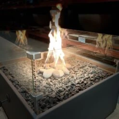 Solus Glass Wind Shield For Gas Fire Pits