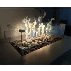 Solus Glass Wind Shield For Gas Fire Pits -Dimplex Officials solus glass wind shield for gas fire pits 30564920885342