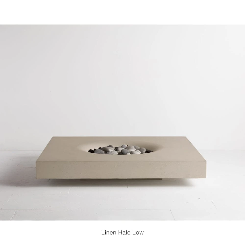 Solus Halo Low Square Ultra High-Performance Concrete Gas Fire Pit 18 Solus Halo Low Square Ultra High-Performance Concrete Gas Fire Pit - Image 18