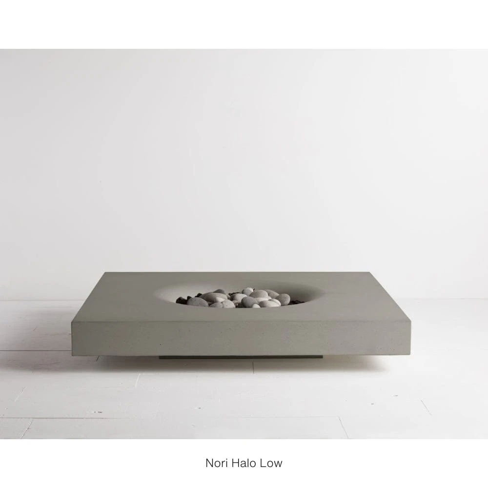 Solus Halo Low Square Ultra High-Performance Concrete Gas Fire Pit 9 Solus Halo Low Square Ultra High-Performance Concrete Gas Fire Pit - Image 9