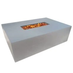 Stonelum Manhattan 04 47-Inch Rectangular Concrete Gas Fire Pit Table -Dimplex Officials stonelum manhattan 04 47 inch rectangular concrete gas fire pit table 30280084750430