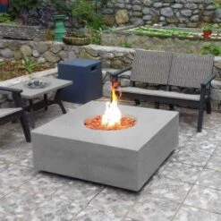 Stonelum Praga 01 39-Inch Square Concrete Gas Fire Pit Table 29 Stonelum Praga 01 39-Inch Square Concrete Gas Fire Pit Table -Dimplex Officials stonelum praga 01 39 inch square concrete gas fire pit 30287556247646