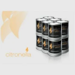SunJel Citronella Gel Fuel For Outdoor Gel Fireplaces -Dimplex Officials sun jel sunjel citronella gel fuel for outdoor gel fireplaces 24 pack 3854226554974