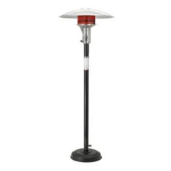 Sunglo A242 B Portable NG Patio Heater With Manual Ignition - Black