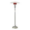Sunglo A242 SS Portable NG Patio Heater With Manual Ignition - Stainless Steel