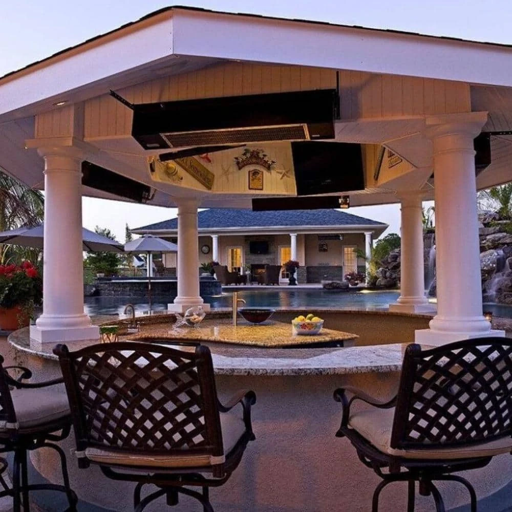 Sunpak S34 B TSR Wall/Ceiling Mounted Infrared Gas Heater With Remote - Black 2 Sunpak S34 B TSR Wall/Ceiling Mounted Infrared Gas Heater With Remote - Black - Image 2