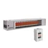 Sunpak S34 S TSH Infrared Gas Heater With Wall Switch - Stainless Steel