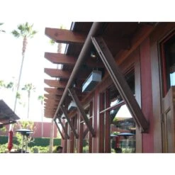 Sunpak S25 Wall Mounted Infrared Gas Heater With Electronic Ignition - Black -Dimplex Officials sunpak sunpak s25 wall mounted infrared gas heater with electronic ignition black 13336658051166